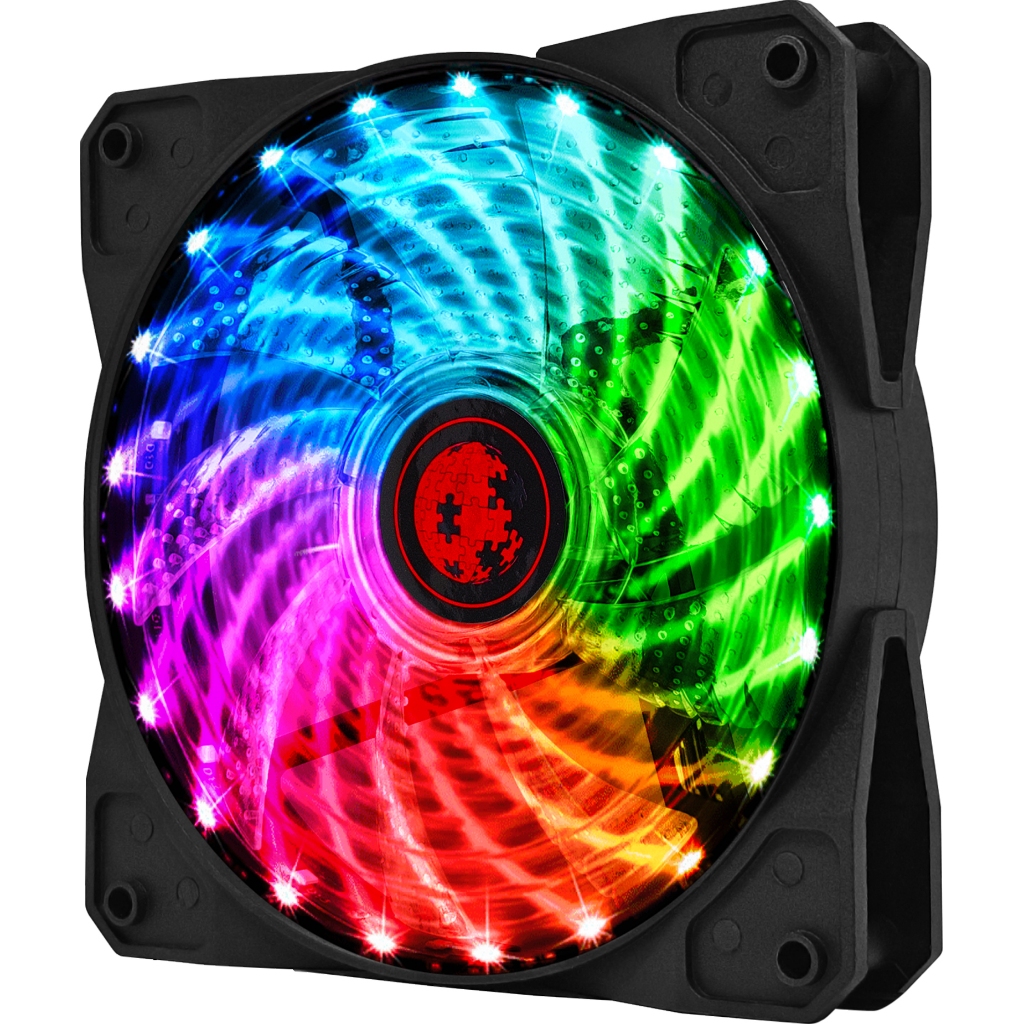 Cooler Fan 120mm Luz Iluminação LED Colorido Resfriamento para componentes de PC para Gamer 008