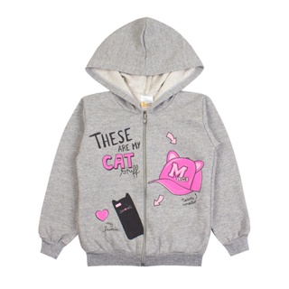 Casaco Jaqueta Menina Moletom Capuz e Zíper Roupas de Inverno em Oferta na Shopee