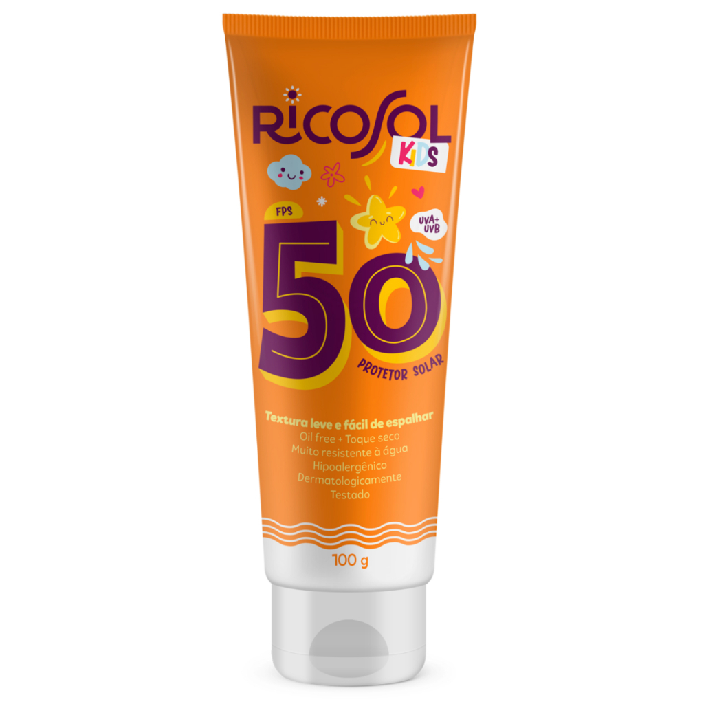 Protetor Solar Kids Protetor Infantil Ricosol Fps 50 100g