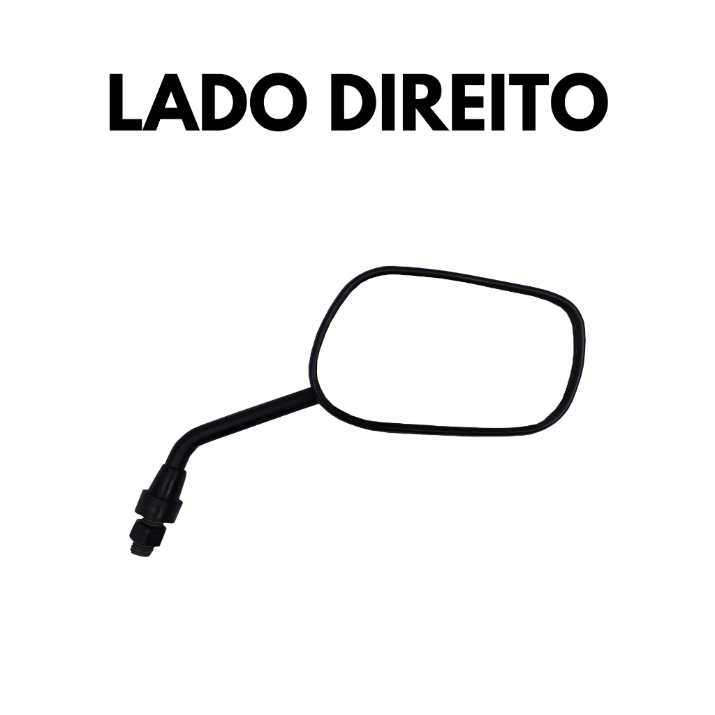 Mini Espelho Retrovisor Lado Direito Honda Cg 125 2000 Titan / Fan - Modelo Original