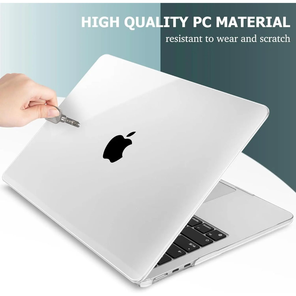 Capa transparente Resistente Para MacBook Air 13 15 pro 14 em Oferta na Shopee