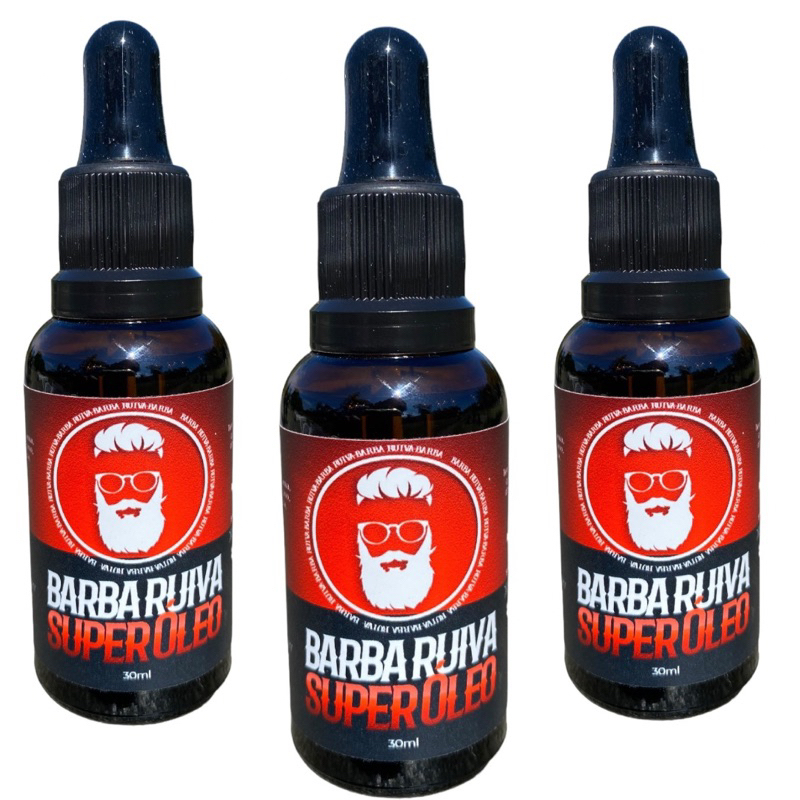 Barba Ruiva OIL óleo para barba perfume e maciez nutrição