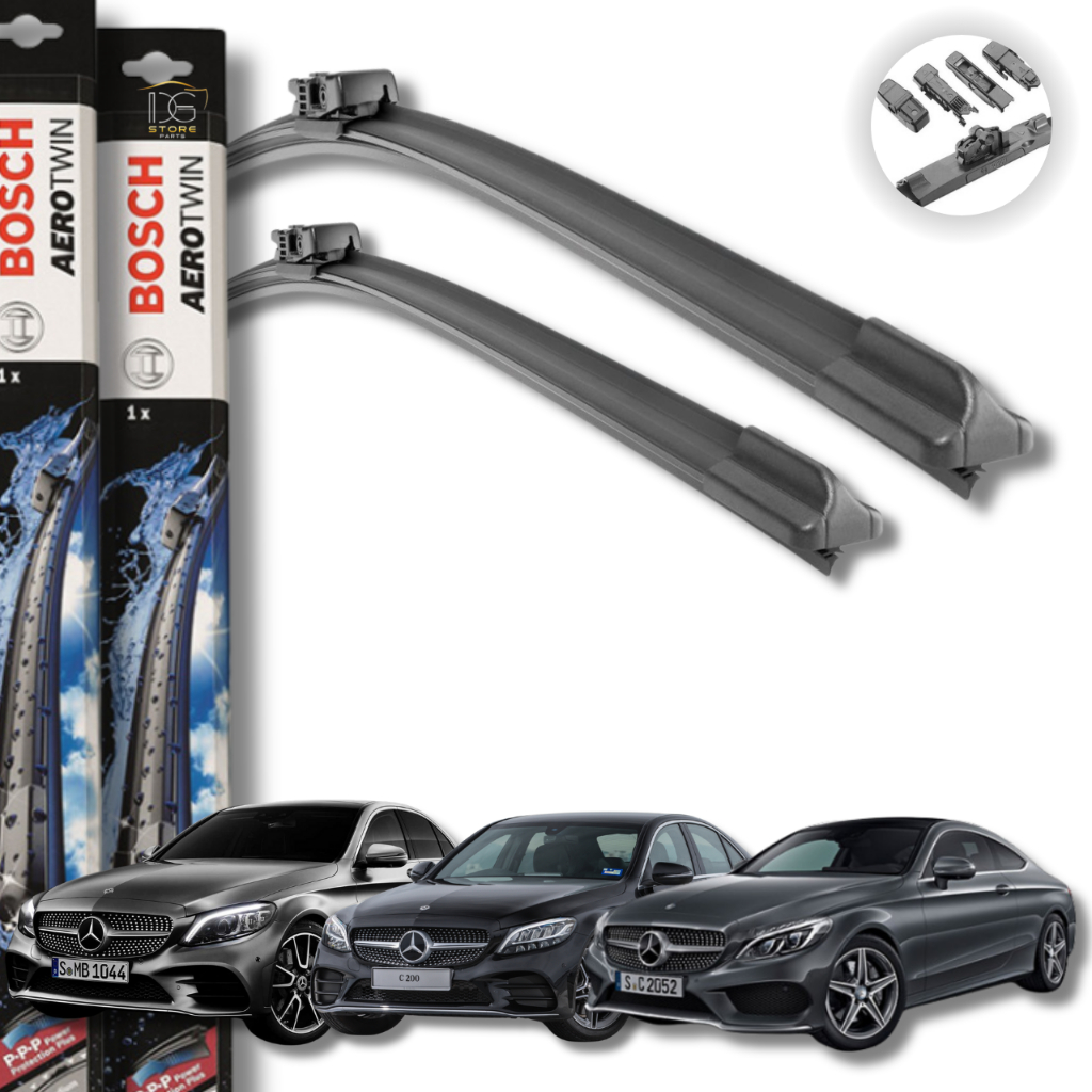 Limpador Palheta Dianteira Bosch Mercedes C180, C200, C250.