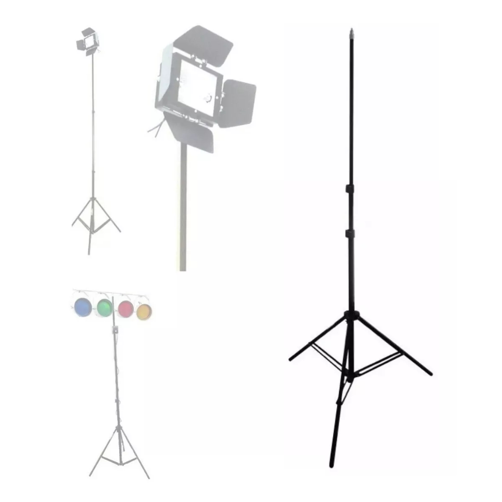 Tripé Profissional Celular Câmera Webcam Youtuber Ring Lig