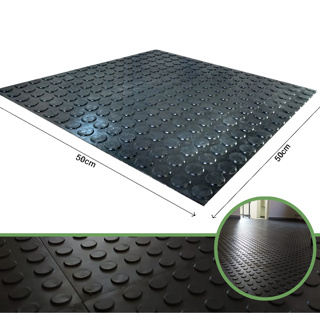 Piso Pastilhado de Borracha 50x50cm m² em Oferta na Shopee