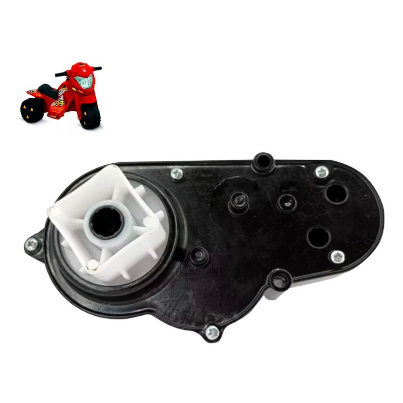 Engrenagem com Motor p/ Moto XT3 E Banmoto 6v Mecanismo de Tração Caixa de Redução Brinquedos Bandeirante Carro Elétrico