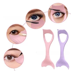 ANA1108 Protetor De Silicone Para Aplicação de Mascara de Cílios Delineador e Sombra nos Cílios