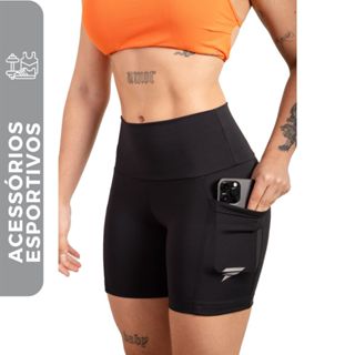 Short Academia Feminino Fitness com Bolso de Compressão Bermuda Feminino Corrida em Oferta na Shopee