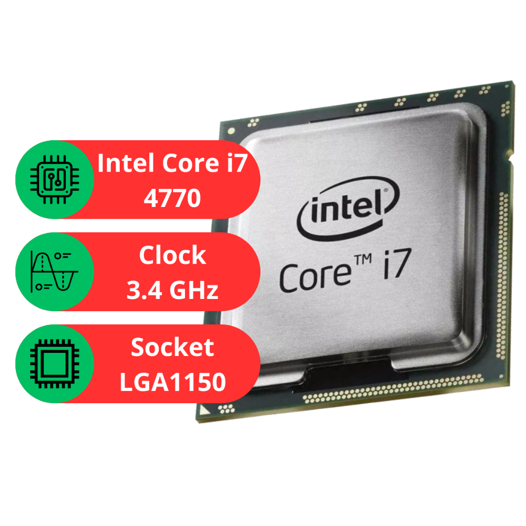 Processador Intel Core i7-4770 Quad Core 3.4GHZ 8MB LGA1150