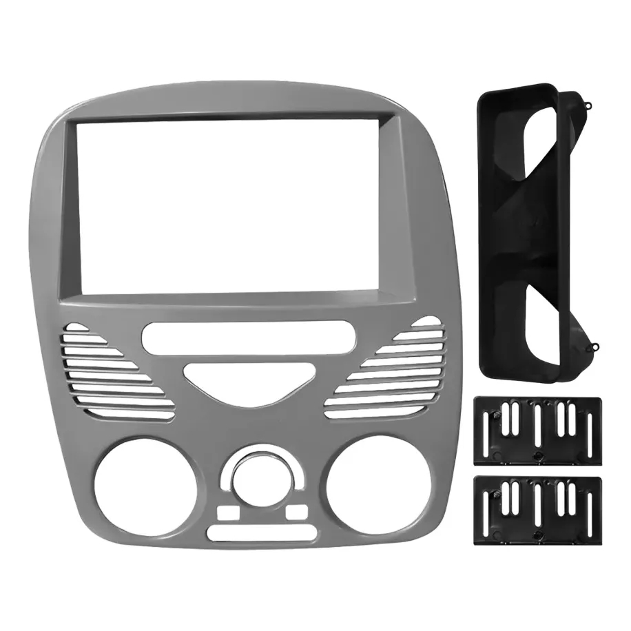 Moldura Palio Siena 2 Din Strada 2002 a 2014 C/ar condicionado em Oferta na Shopee