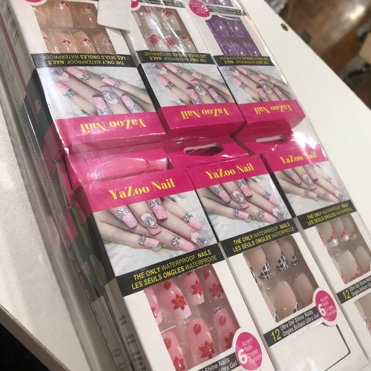 Unhas Postiças C / 12 Unid Autocolante em Oferta na Shopee