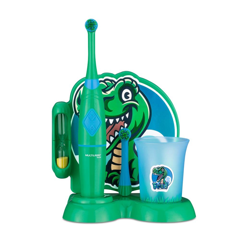 Escova Dental Infantil Funny Brush Fred Multi Saúde - HC053 em Oferta na Shopee
