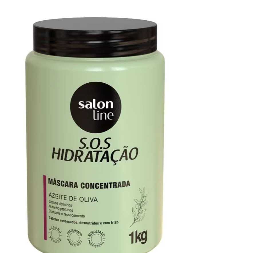 Máscara Concentrada Salon Line Azeite de Oliva 1kg