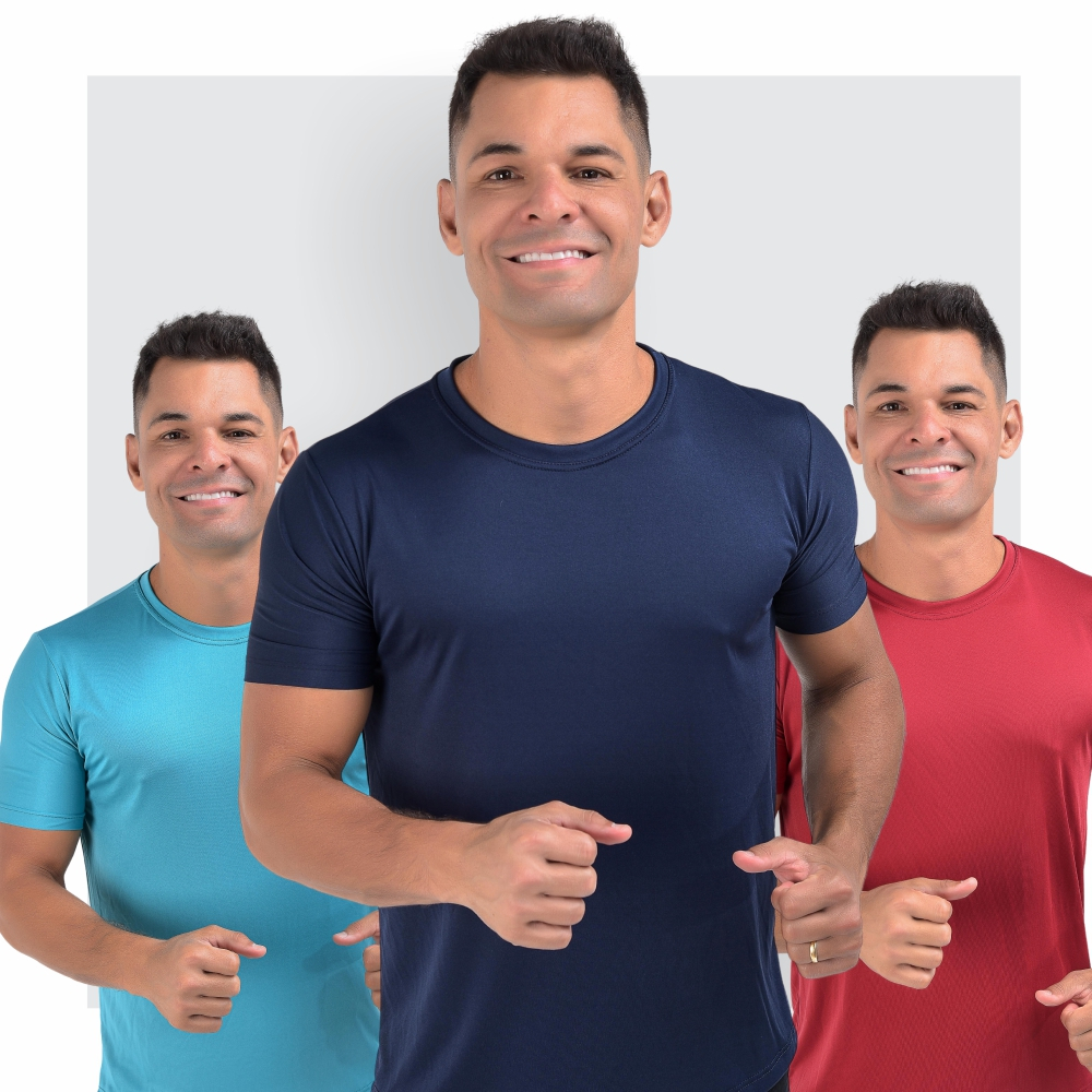 Camisa camiseta dryfit masculino para treino academia esportes blusa de corrida musculação casual em Oferta na Shopee