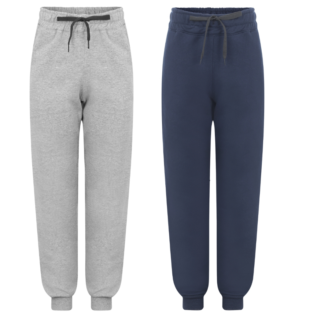 Kit Com 2 Calça Infantil Menino Menina Moletom Flanelado Inverno 4 6 8 10 12 14