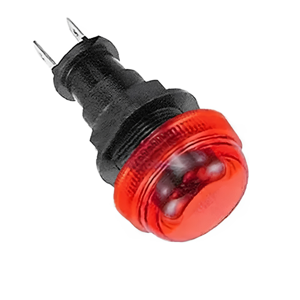 Soquete Luz Piloto Vermelho Lanterna Painel Vermelho Lâmpada Dp3039vm SOQUETE PILOTO P/CAMINHOES