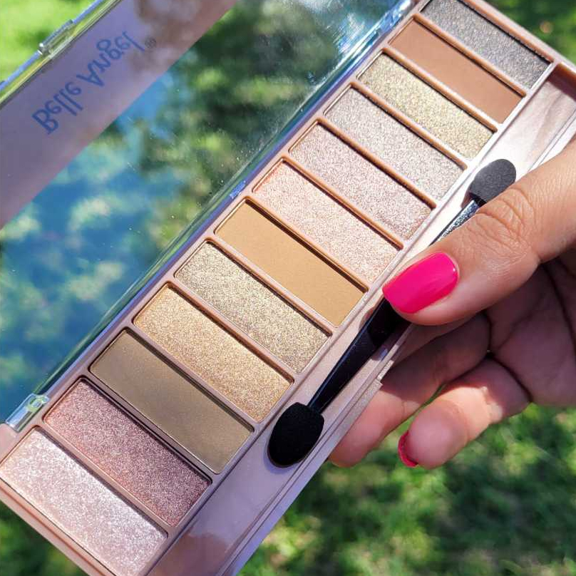 Paleta de Sombra para Maquiagem 12 cores Sombras Olhos Maquiagens Kit Barata Glitter Nude Cintilante
