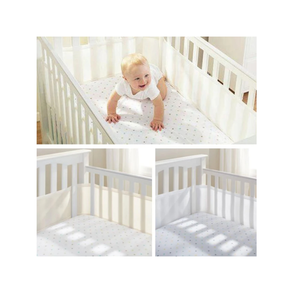 Tela Protetora Respirável Berço Americano Branco + Envio Rapado em Oferta na Shopee