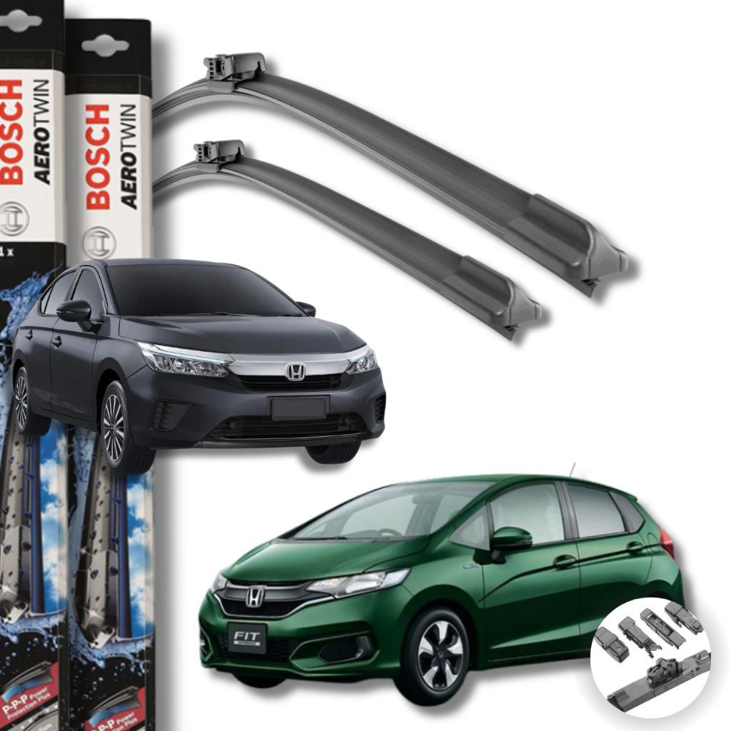 Palheta Bosch Aerotwin Plus Honda City Fit Ano 2018 2019 2020 2021 2022 2023 2024 em Oferta na Shopee
