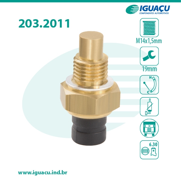 Sensor De Temperatura Do Painel Agrale 3027 1996 Em Diante iguaçu 2011