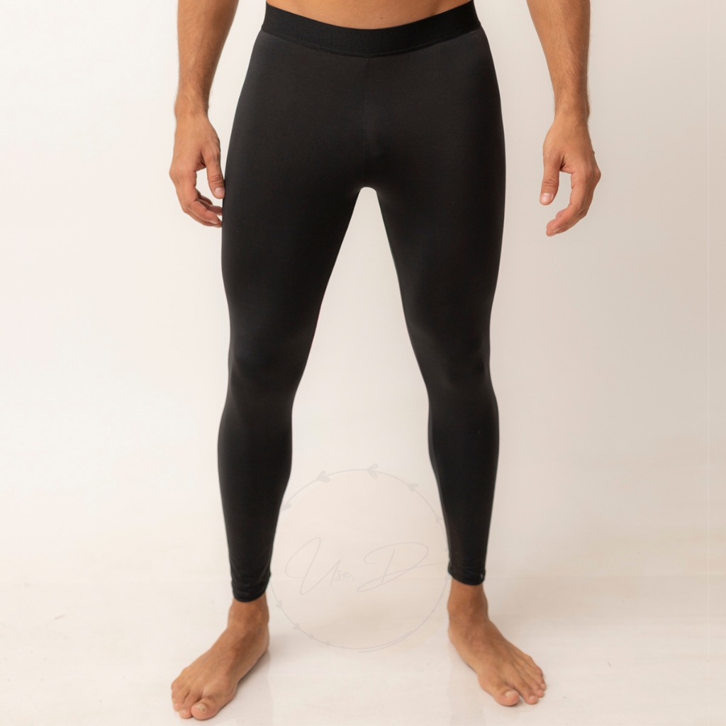 Calça Térmica Masculina Segunda Pele Esportiva Compressão Proteção Solar