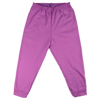 Calça Bebê Unissex Malha Algodão - Lilás em Oferta na Shopee