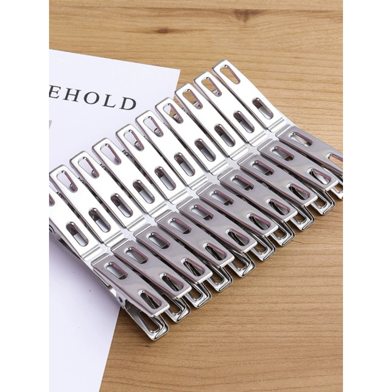 20 pregador de roupa metal aço inox / grampos de metal para pendurar