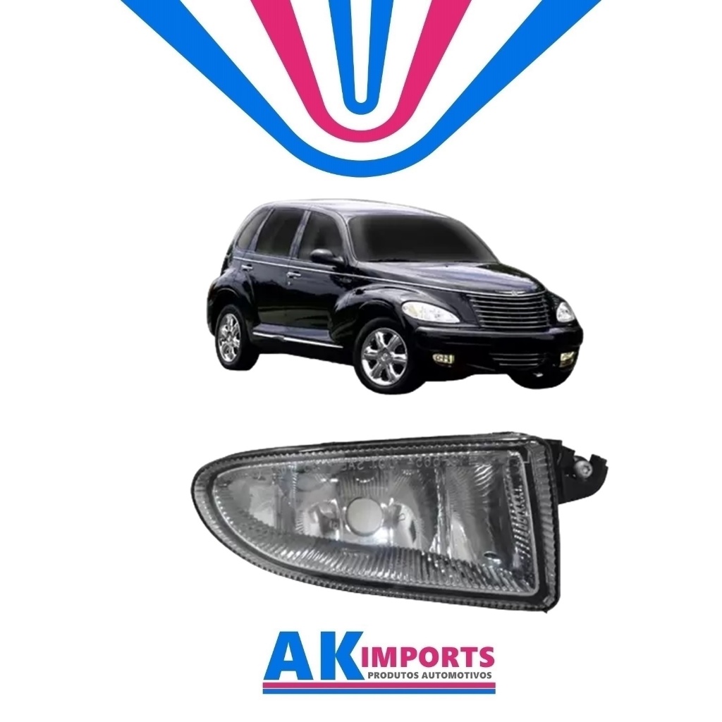 Farol Auxiliar Milha Direito Chrysler Pt Cruiser  Marca: Tyc  Ano: 2000 Até 2006  Cód:  19-5653-01-9B