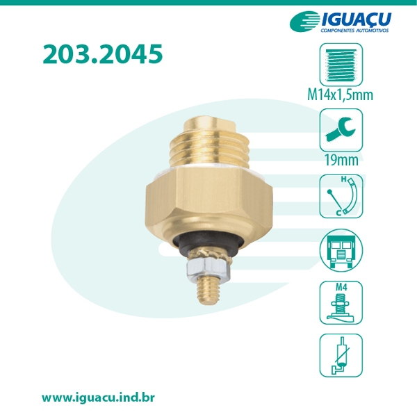 Sensor Painel VALTRA 203.2045 985 DIESEL TRATORES
