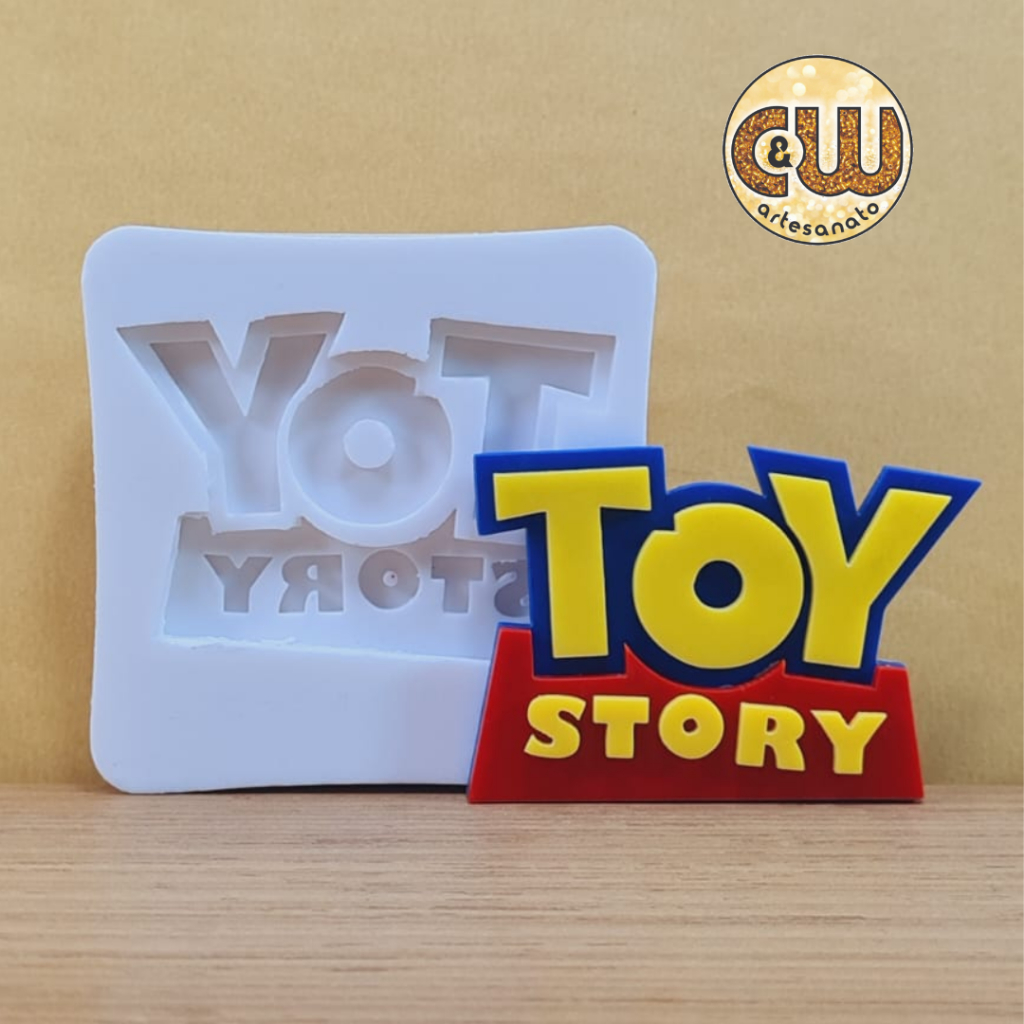 Molde Silicone Nome Toy Story  - Decoração, Confeitaria e Artesanato – Biscuit - Festa em Oferta na Shopee