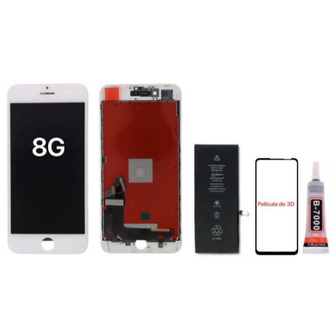 Tela Display Touch Frontal LCD iPhone 8G Incell / Original Vivid A Pronta Entraga