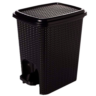 Lixeira com Pedal Trama Varias cores 7 L - Plasútil em Oferta na Shopee