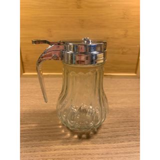 Meleira de Vidro com tampa flexivel  mel ou açúcar  Porta mel Tampa de plastico cromada  Meleiro dosador em Oferta na Shopee