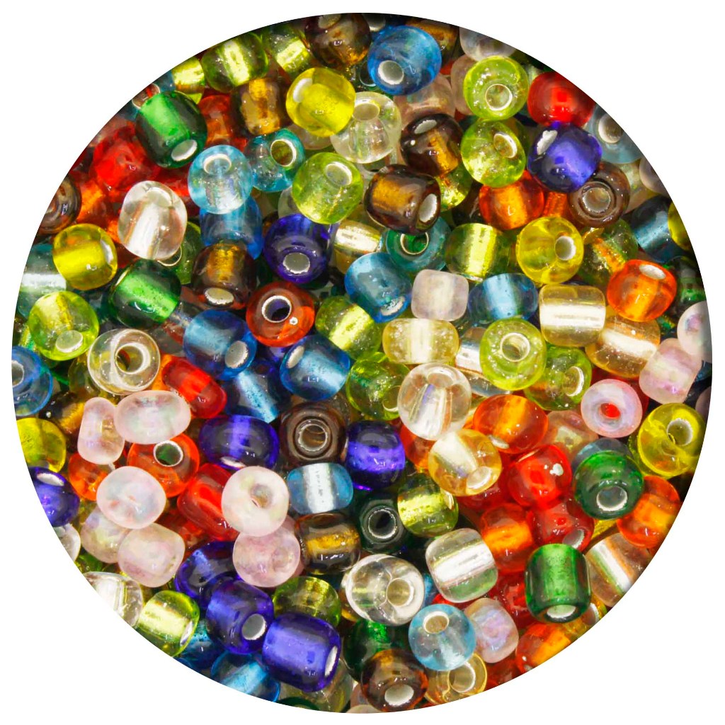 Miçanga Mix Crystal Vidro para Guia 4mm - 50g Aprox. 660 Peças em Oferta na Shopee