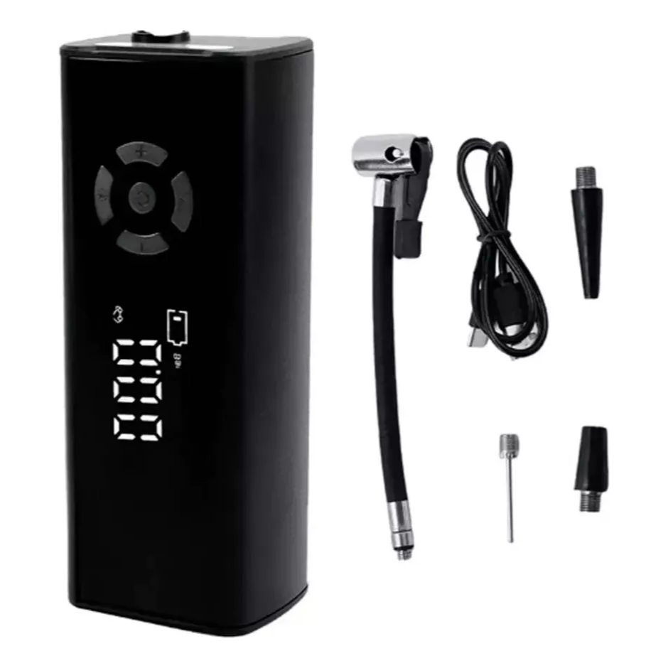 Bomba De Ar Elétrica Baisk 150 Psi Recarregável Usb C/ Visor em Oferta na Shopee