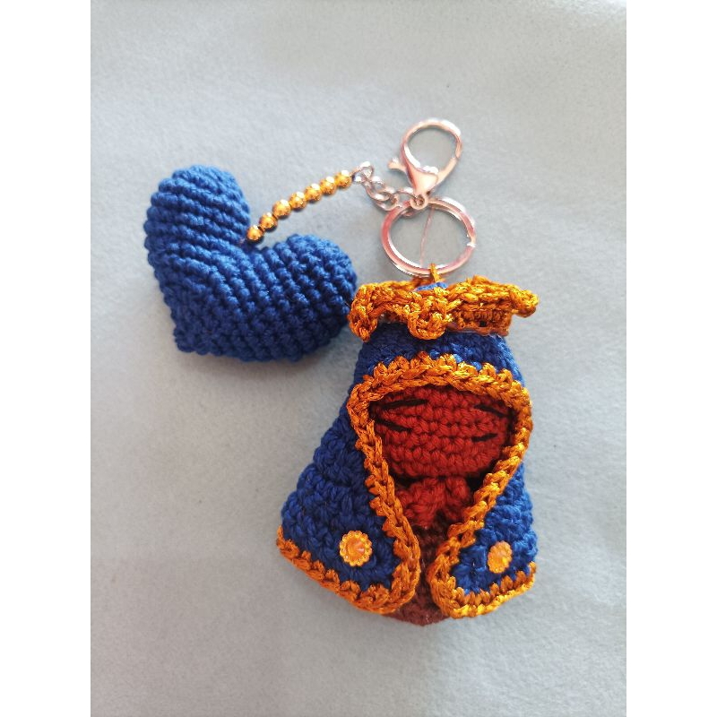 chaveiro nossa senhora Aparecida amigurumi