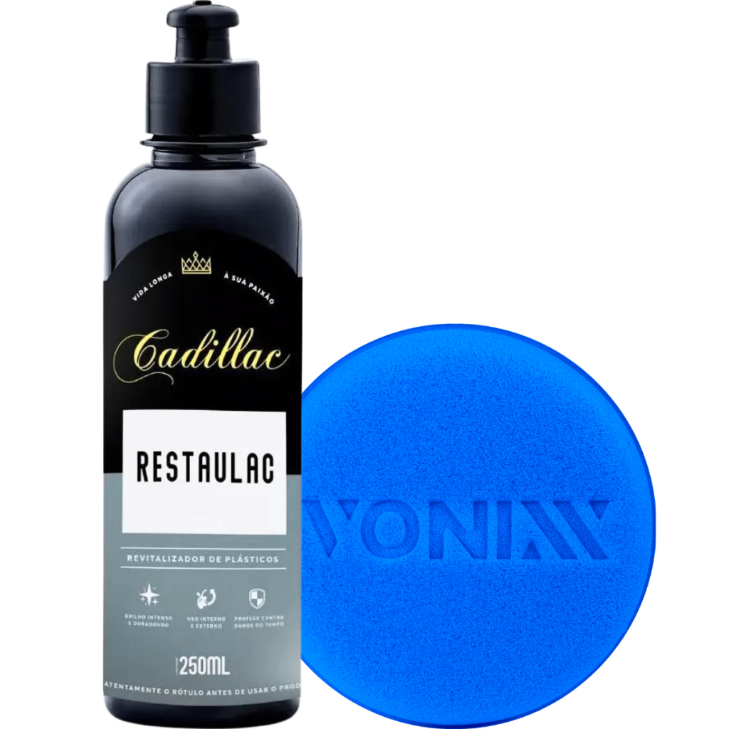 Revitalizador Plásticos Restaulac 250ml Aplicador Cadillac