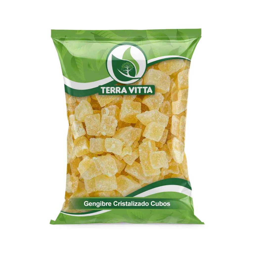 Gengibre Cristalizado Cubos - Food & Beverages