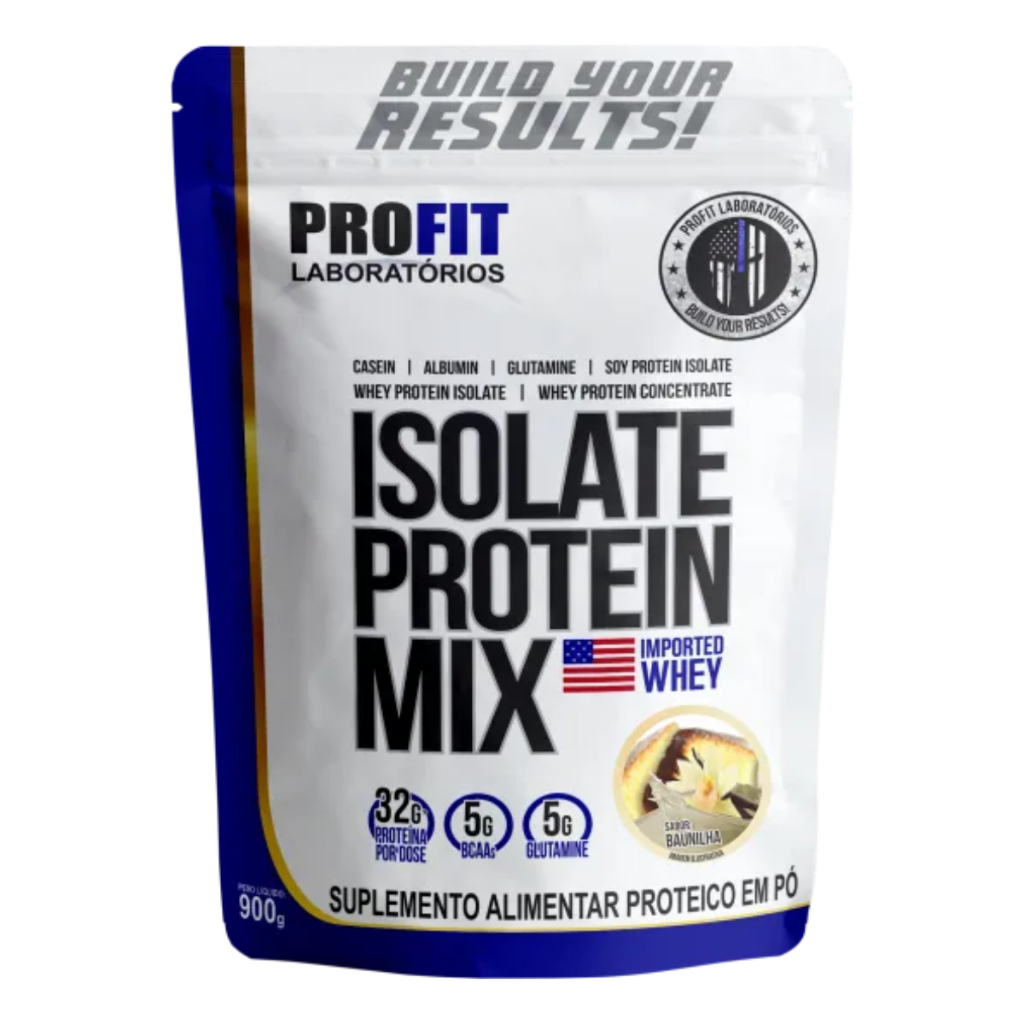 Whey Isolate Protein Mix Refil 900G - Profit Varios Sabores