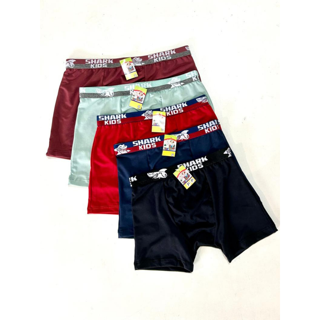 Kit 5 OU 7 Cueca Box Boxer Infantil Juvenil Menino Dia A Dia Confortável 03 A 12 Anos Com Elástico em Oferta na Shopee