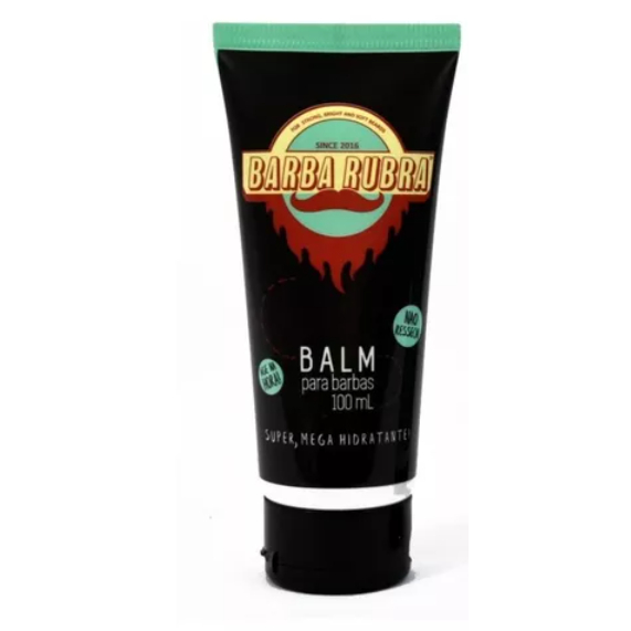 Balm Hidratante Para Barba Hidratada Maciez Fortalece Os Fios 100ml Barba Rubra