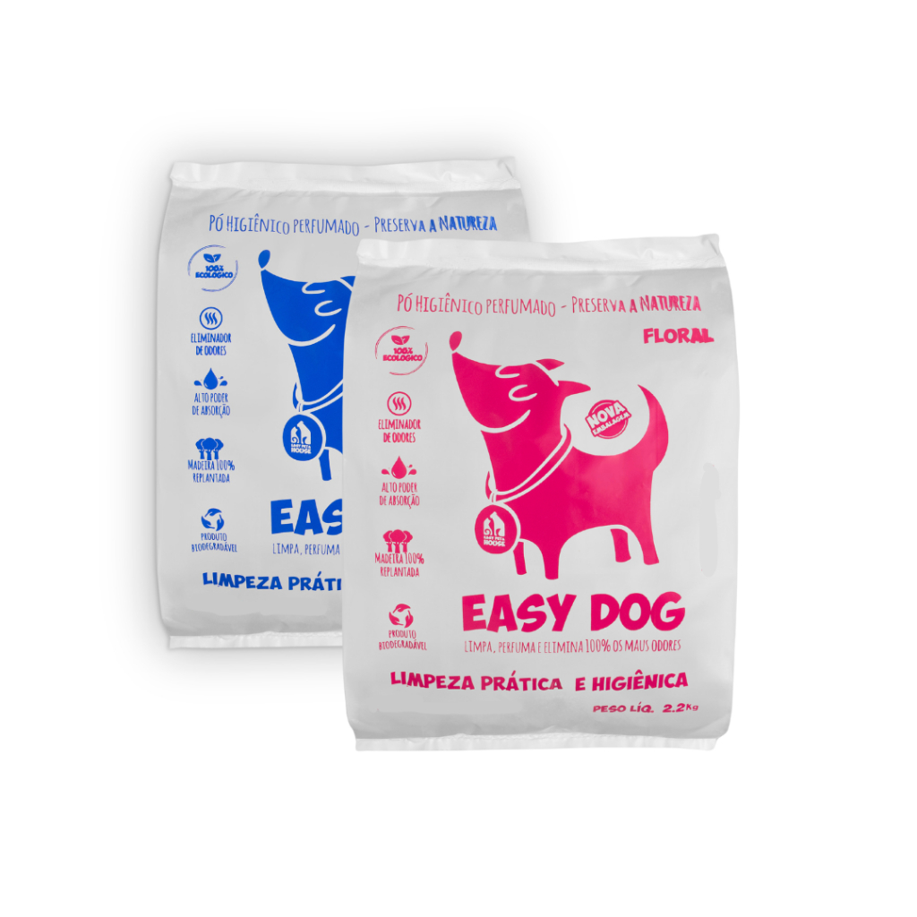 Pó Limpeza à Seco e Eliminador de Odores - Easy Pet & House Dog - 2,2 Kg