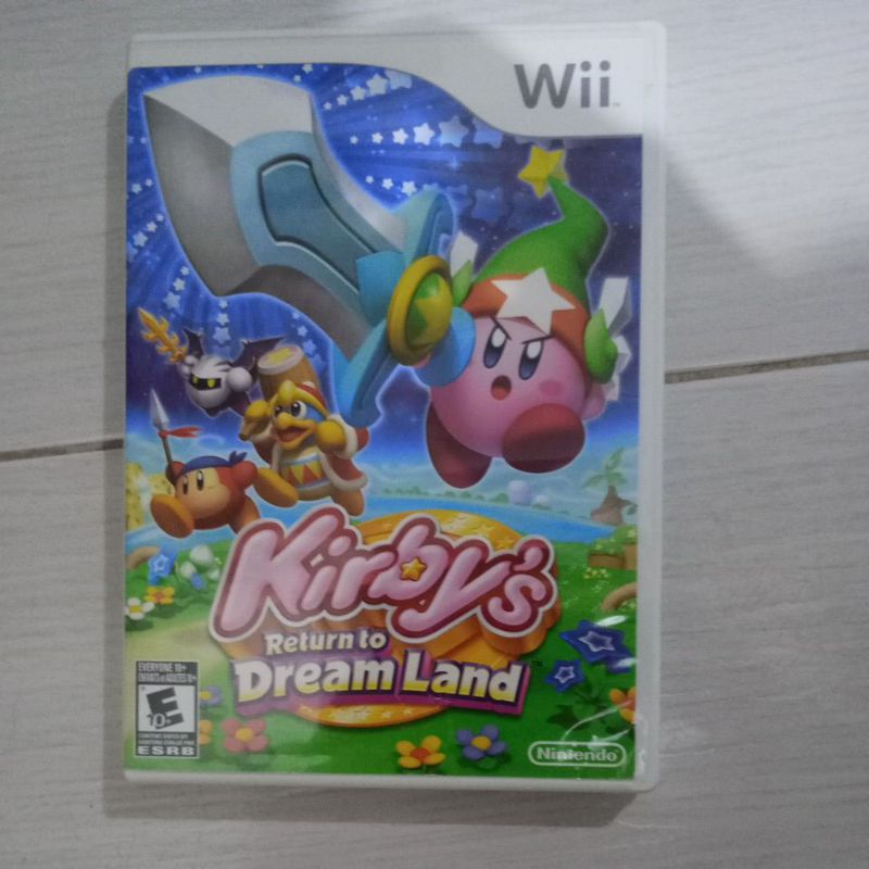 Kirby's Return to Dream Land - Wii americano ORIGINAL RARO completo
