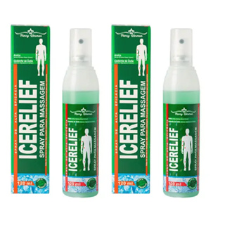 2 Spray para massagem ICERELIEF – 120ml em Oferta na Shopee