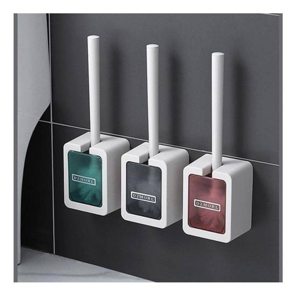 Escova Sanitária Com Alto Adesiva Na Parede Escova Limpa Vaso Sanitário em Oferta na Shopee