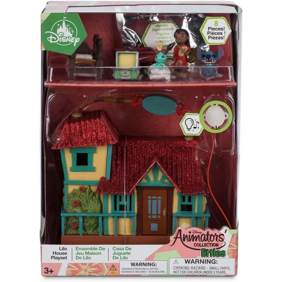 Playset Mini Doll Littles Lilo House Animators - Original