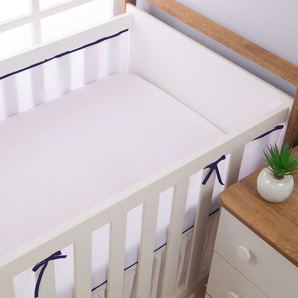 Tela Protetora Respirável Para Berço de Bebê