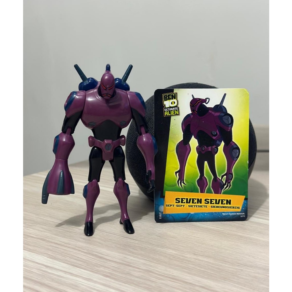 Boneco Seven Seven Ben 10 Supremacia Alienígena Sete Sete Original Bandai Usado