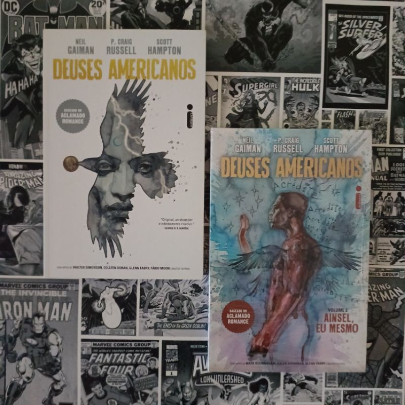 HQ - Deuses Americanos: VOL.1 - Sombras & VOL.2 - Ainsel, Eu Mesmo (LACRADO) - QUADRINHOS - DARK HORSE COMICS