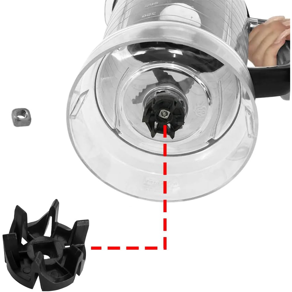 Kit com 2 arrastes para copo de liquidificador  original Mondial Turbo L99 / L850 / L900 / l1000